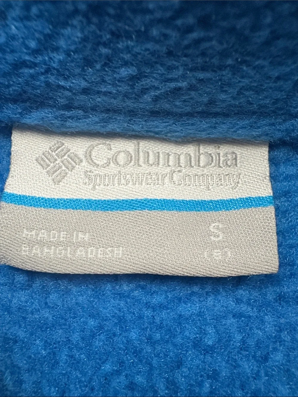 Columbia Royal Blue Full-Zip Fleece Jacket